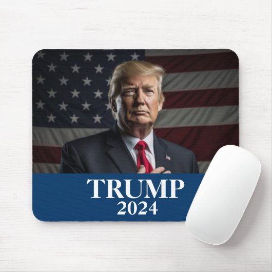 Donald Trump Foto - Trump 2024 Behalte Amerika gro Mousepad (Mit Mouse)