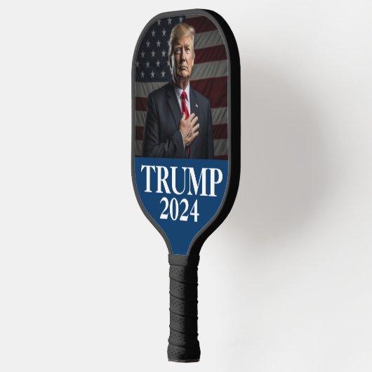 Donald Trump Foto - Trump 2024 Behalte Amerika gro Pickleball Schläger (Links)