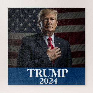 Donald Trump Foto - Trump 2024 Behalte Amerika gro Puzzle