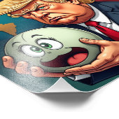 Donald Trump Fotodruck (Ecke)