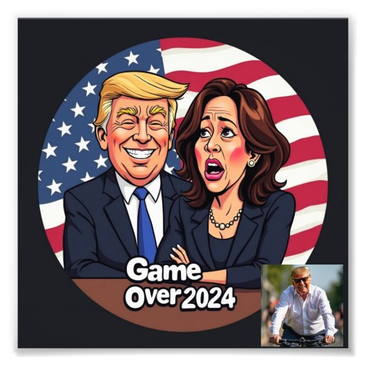 Donald Trump Fotodruck (Vorne)