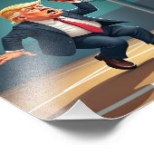 Donald Trump Fotodruck (Ecke)