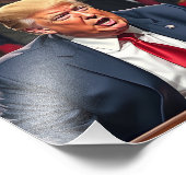 Donald Trump Fotodruck (Ecke)