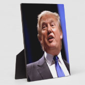 Donald Trump Fotoplatte (Seite)