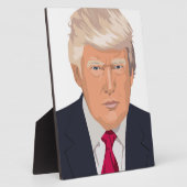 DONALD TRUMP FOTOPLATTE (Seite)