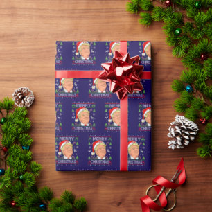 Donald Trump frohe Weihnachts-Republikaner Geschenkpapier
