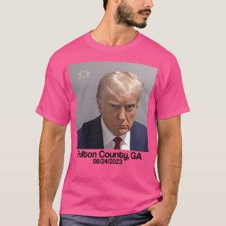 Donald Trump Fulton Landkreis Atlanta Georgia Offi T-Shirt