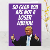 DONALD TRUMP FUNNY BIG BIRTHDAY CARD KARTE (Gelbe Blume)