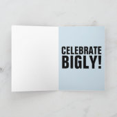 DONALD TRUMP Funny BIRTHDAY Grußkarten Karte (Innenseite)