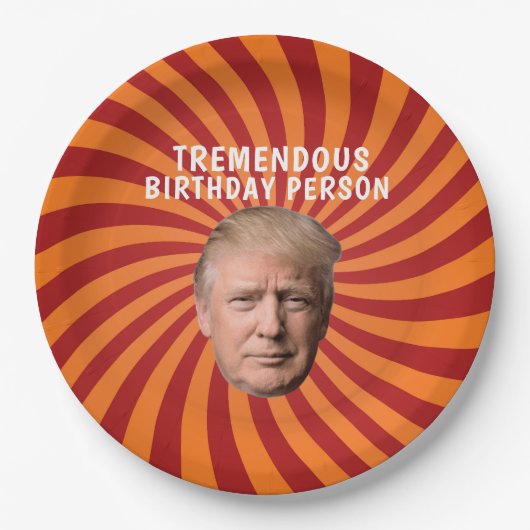 DONALD TRUMP FUNNY BIRTHDAY PAPER TELLER (Vorderseite)