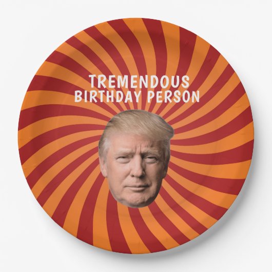 DONALD TRUMP FUNNY BIRTHDAY PAPER TELLER (Vorderseite)