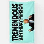 DONALD TRUMP FUNNY BIRTHDAY PARTY BANNER (Vertikal)