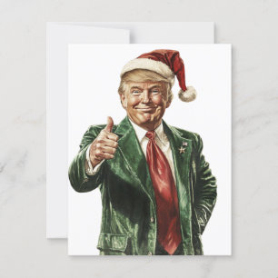Donald Trump Funny Christmas Card Feiertagskarte