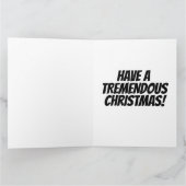 DONALD TRUMP FUNNY CHRISTMAS GREETING CARD KARTE (Innenseite)