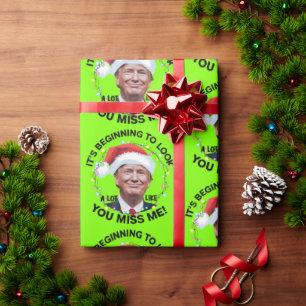 Donald Trump Funny Christmas MAGA Geschenkpapier