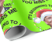 Donald Trump Funny Christmas MAGA Geschenkpapier (Rolleneckpunkt)