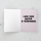 DONALD TRUMP FUNNY EASTER CARDS KARTE (Innenseite)
