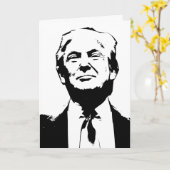 DONALD TRUMP FUNNY FAPPY BIRTHDAY GREETING CARDS KARTE (Gelbe Blume)