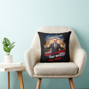 Donald Trump Funny Joke, Lieber Weihnachten, Fake  Kissen