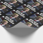 DONALD TRUMP FUNNY KISS WRAPPING PAPIER GESCHENKPAPIER (Ecke)
