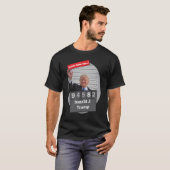 DONALD TRUMP 🤣 Funny Mugshot Novelty T-Shirt (Vorne ganz)
