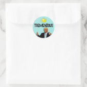 DONALD TRUMP FUNNY TREMENDOUS STICKERS (Tasche)
