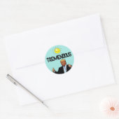 DONALD TRUMP FUNNY TREMENDOUS STICKERS (Umschlag)