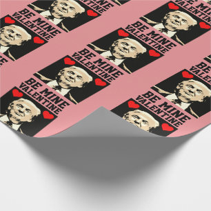 DONALD TRUMP FUNNY VALENTINE'S DAY GESCHENKPAPIER