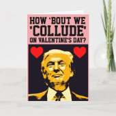 DONALD TRUMP FUNNY VALENTINE'S DAY GREETING CARDS KARTE (Vorderseite)