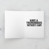 DONALD TRUMP FUNNY VATER'S DAY CARD KARTE (Innenseite)