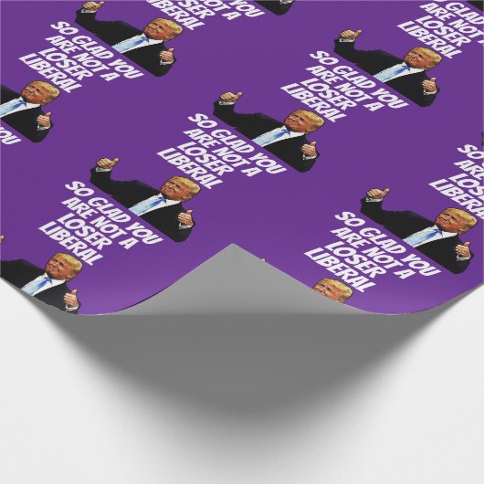 DONALD TRUMP FUNNY WRAPPING PAPIER JEDES EREIGNIS GESCHENKPAPIER (Ecke)