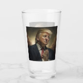 Donald Trump für Amerika Glas (Rückseite)