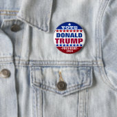 Donald Trump für den Wahlkampfknopf des Präsidente Button (Beispiel)