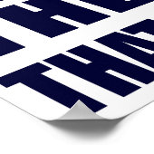 Donald Trump für die Präsidentschaftswahl 2020 Poster (Ecke)