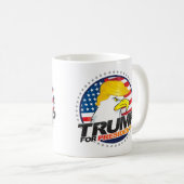 Donald Trump für die Tasse von Präsident Eagle Hai (VorderseiteRechts)