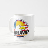 Donald Trump für die Tasse von Präsident Eagle Hai (Vorderseite Links)