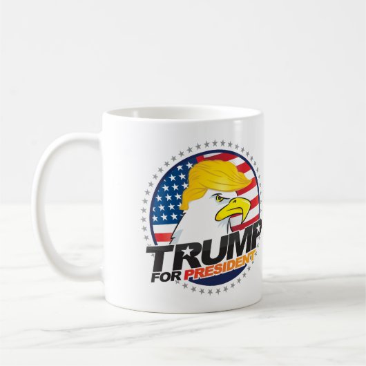Donald Trump für die Tasse von Präsident Eagle Hai (Links)