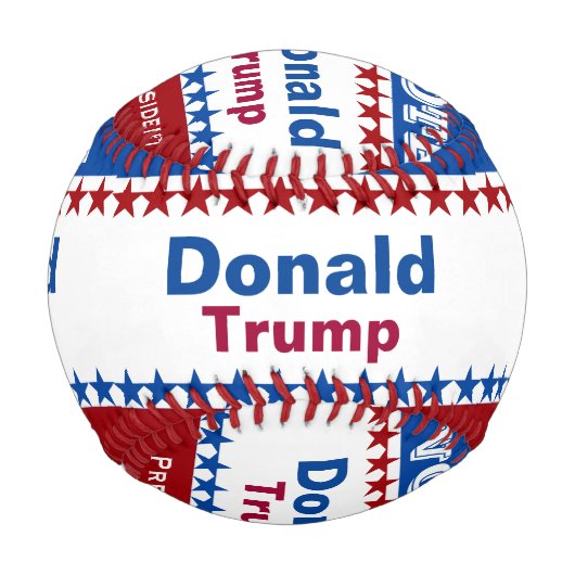 Donald Trump für Präsident 2016 Baseball (Rückseite)