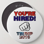 Donald Trump für Präsident 2016 Button (Vorne & Hinten)