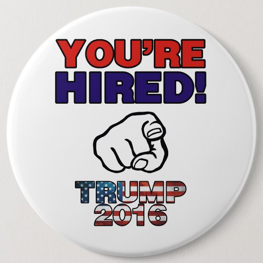 Donald Trump für Präsident 2016 Button (Vorderseite)