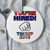 Donald Trump für Präsident 2016 Button (Beispiel)