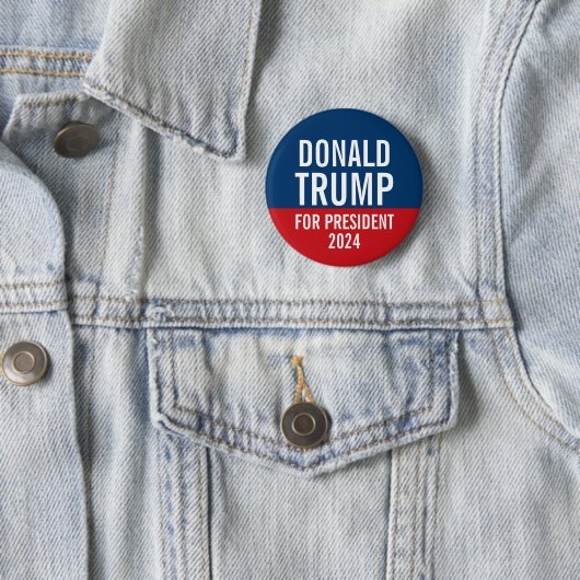 Donald Trump für Präsident 2016 Button (Beispiel)