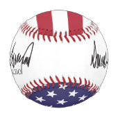 Donald Trump für Präsident 2020 Autograph Baseball (Vorderseite)