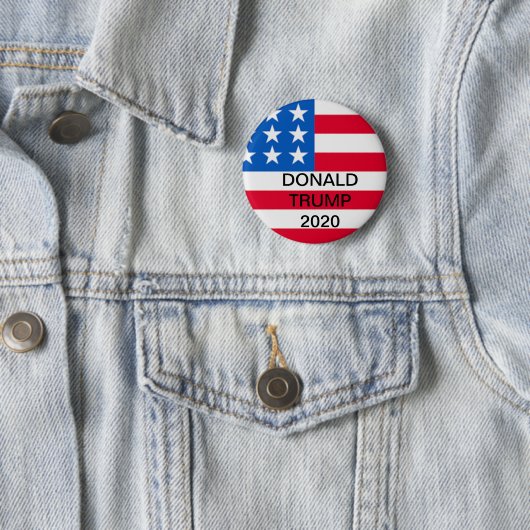 DONALD TRUMP für Präsident 2020 Button (Beispiel)