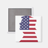 Donald Trump für Präsident 2020 Magnet (Vorderseite/Rückseite)