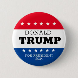 Donald Trump für Präsident 2024 Button
