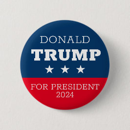 Donald Trump für Präsident 2024 Button