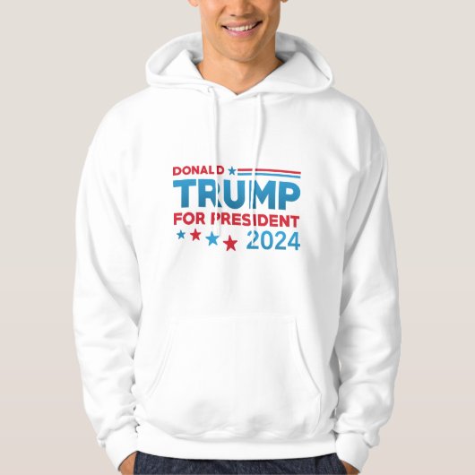 Donald Trump für Präsident 2024 Hoodie (Vorderseite)