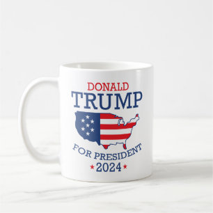 Donald Trump für Präsident 2024 Kaffeetasse