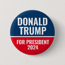 Donald Trump für Präsident 2024 Pinback Button